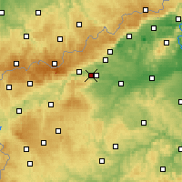 Nearby Forecast Locations - Kadaň - Carta