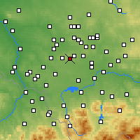 Nearby Forecast Locations - Łaziska Górne - Carta