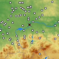 Nearby Forecast Locations - Brzeszcze - Carta