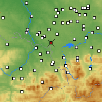 Nearby Forecast Locations - Jastrzębie-Zdrój - Carta