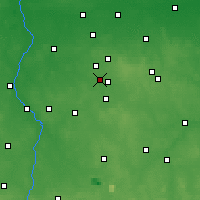 Nearby Forecast Locations - Konstantynów Łódzki - Carta