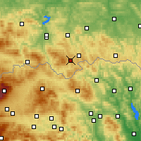 Nearby Forecast Locations - Krynica-Zdrój - Carta