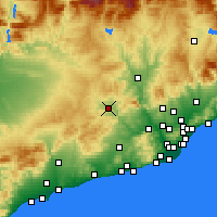 Nearby Forecast Locations - Igualada - Carta