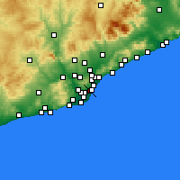 Nearby Forecast Locations - Eixample - Carta