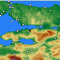 Nearby Forecast Locations - Karamürsel - Carta