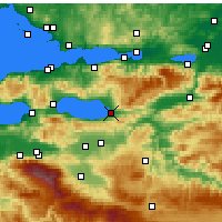 Nearby Forecast Locations - İznik - Carta
