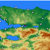 Nearby Forecast Locations - İzmit - Carta