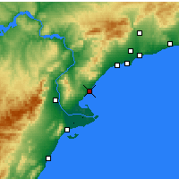 Nearby Forecast Locations - L’Ametlla de Mar - Carta