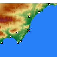 Nearby Forecast Locations - Carboneras - Carta