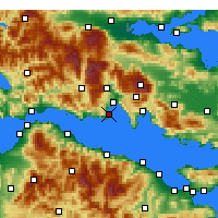 Nearby Forecast Locations - Galaxidi - Carta