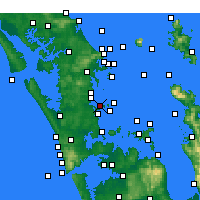 Nearby Forecast Locations - Penisola di Whangaparaoa - Carta
