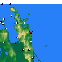 Nearby Forecast Locations - Pauanui - Carta