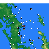 Nearby Forecast Locations - Takatu Point - Carta
