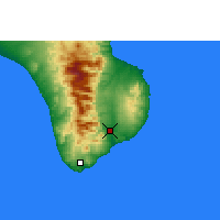 Nearby Forecast Locations - San José del Cabo - Carta
