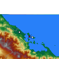 Nearby Forecast Locations - Bocas del Toro - Carta