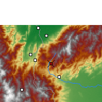 Nearby Forecast Locations - San Cristóbal - Carta