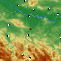 Nearby Forecast Locations - Laktaši - Carta