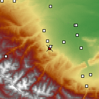 Nearby Forecast Locations - Nal'čik - Carta