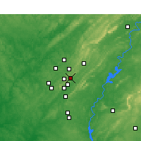 Nearby Forecast Locations - Mountain Brook - Carta