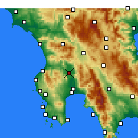 Nearby Forecast Locations - Meligalas - Carta