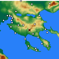 Nearby Forecast Locations - Polygyros - Carta