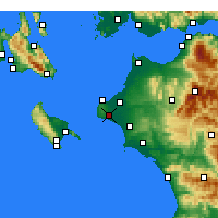 Nearby Forecast Locations - Vartholomio - Carta
