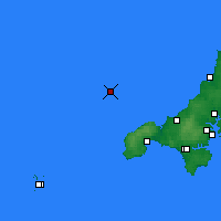 Nearby Forecast Locations - Saint Ives - Carta