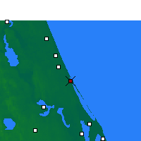 Nearby Forecast Locations - New Smyrna Beach - Carta