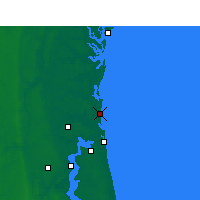 Nearby Forecast Locations - Fernandina Beach - Carta