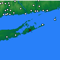 Nearby Forecast Locations - East Hampton - Carta
