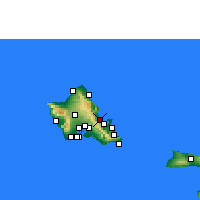 Nearby Forecast Locations - Kahaluu - Carta