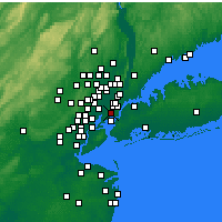 Nearby Forecast Locations - Hoboken - Carta