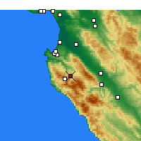 Nearby Forecast Locations - Carmel Valley - Carta