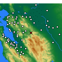 Nearby Forecast Locations - Livermore - Carta