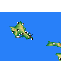 Nearby Forecast Locations - Waimanalo - Carta