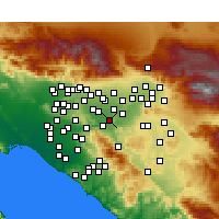 Nearby Forecast Locations - Norco - Carta