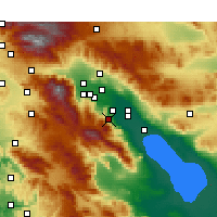 Nearby Forecast Locations - Palm Desert - Carta