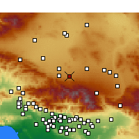 Nearby Forecast Locations - Lake Los Angeles - Carta