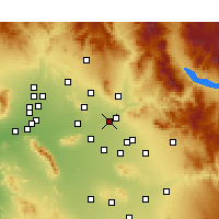 Nearby Forecast Locations - Scottsdale - Carta