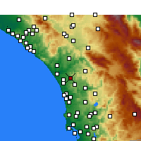 Nearby Forecast Locations - Vista - Carta