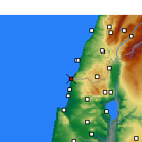 Nearby Forecast Locations - Naqura - Carta