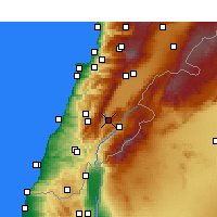 Nearby Forecast Locations - Qaraoun - Carta
