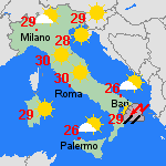 Previsione mer, 27.09. Italia