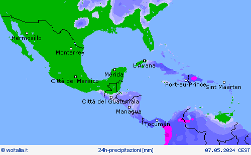 24h-precipitazioni Carte di previsione