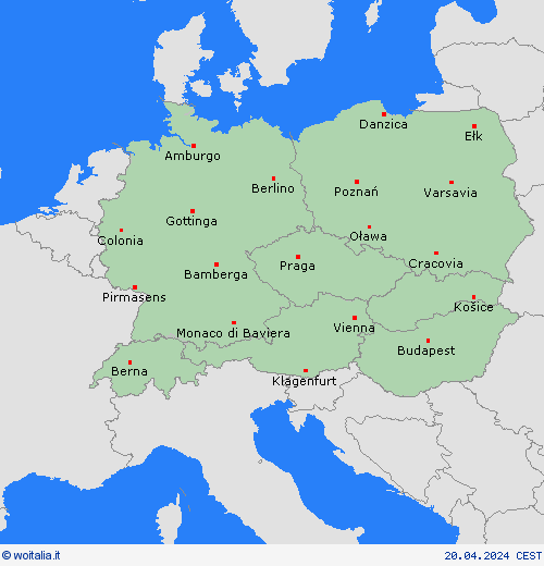  Europa Carte di previsione