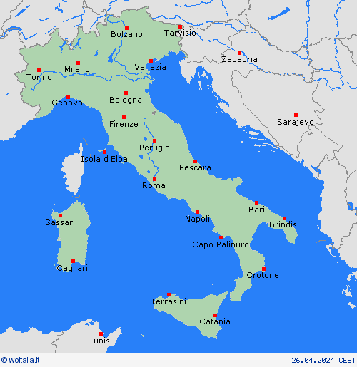   Italia Carte di previsione