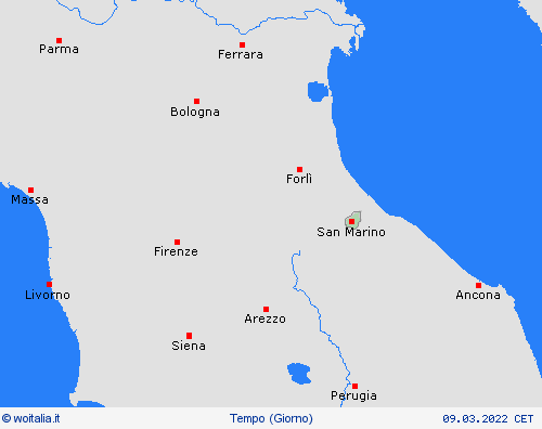 sommario San Marino Europa Carte di previsione