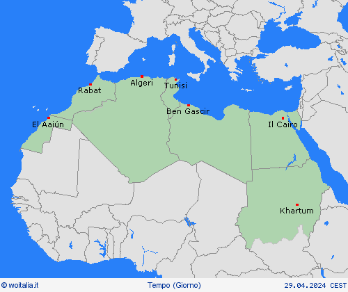 sommario  Africa Carte di previsione