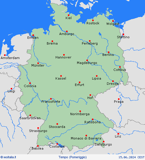 sommario Germania Europa Carte di previsione