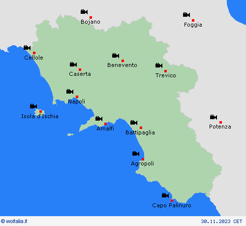 webcam  Italia Carte di previsione